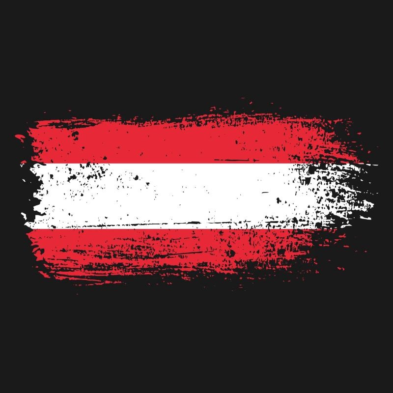 Austrian Brushstroke Flag