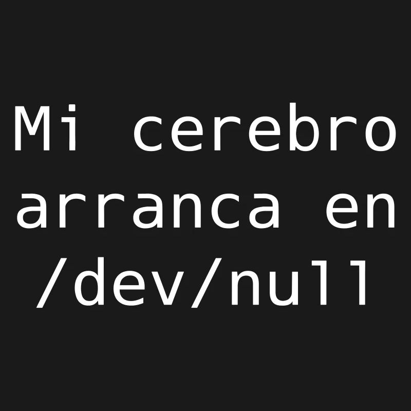 Mon cerveau commence dans /dev /null
