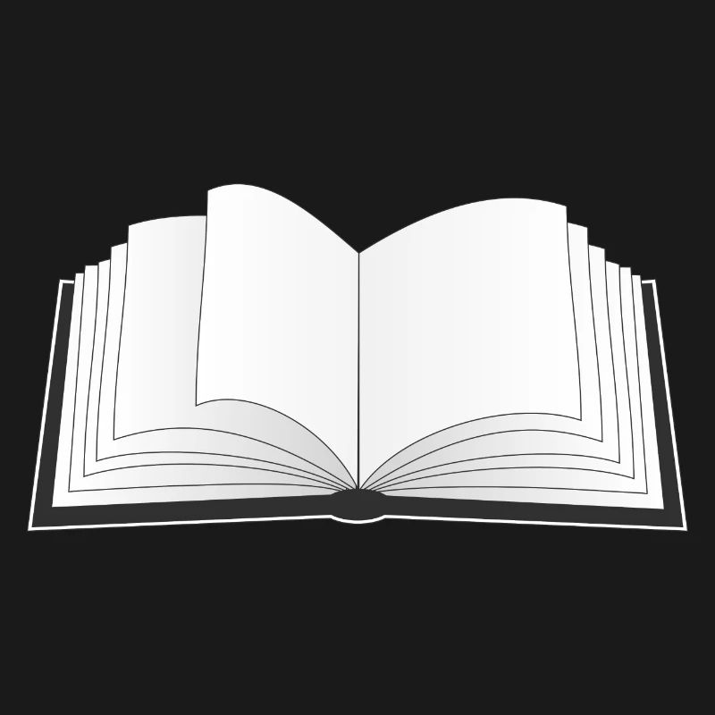 ein offenes Buch für den Bücherwurm oder Leseratte
