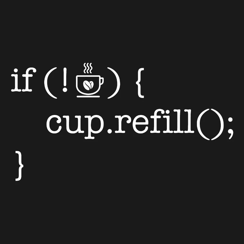 Chemise café pour programmeur amateur de code café