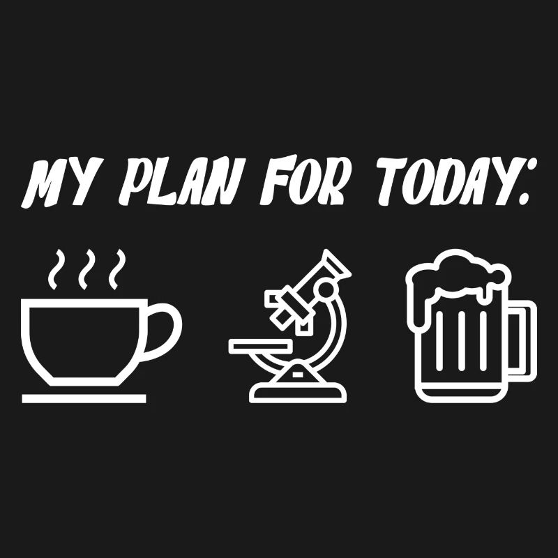 Mon plan pour aujourd’hui Café Microscope Bière