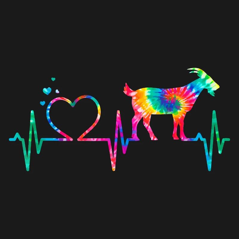 Regenbogenherzziege