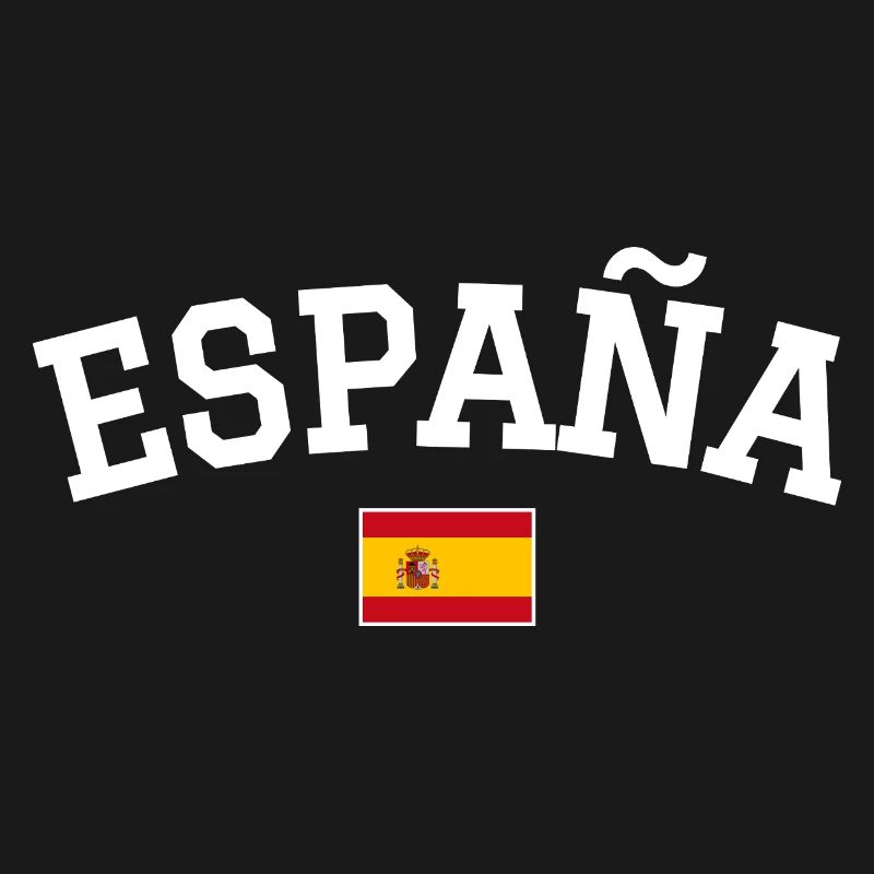 Drapeau espagnol Dessin blanc
