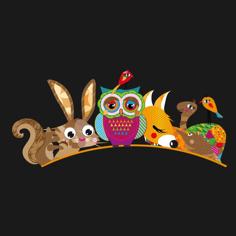 eight forest animals
