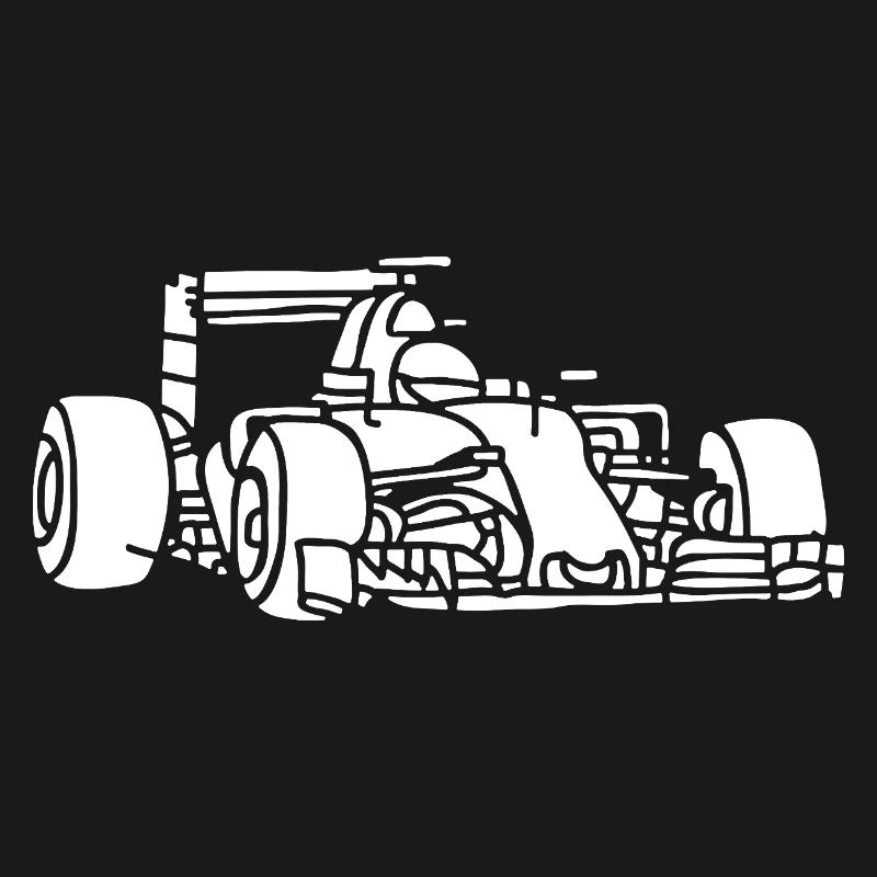 Présents de la course de voitures de formule Équipe de pilotes Kids Lui