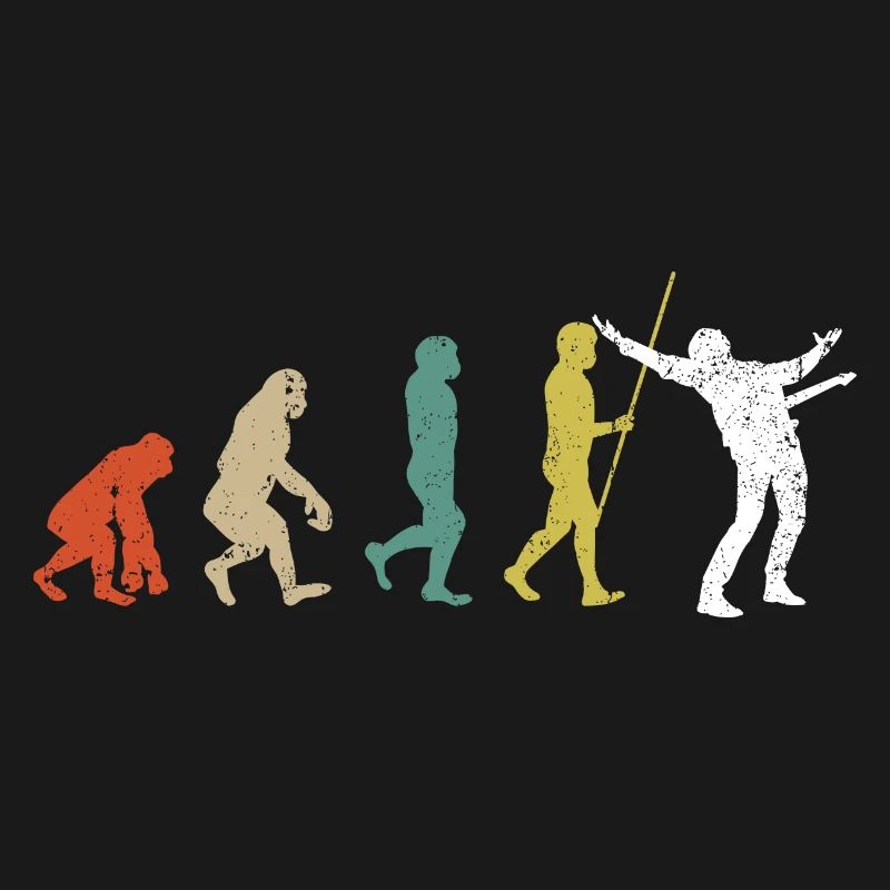 Vintage evolution guitar player