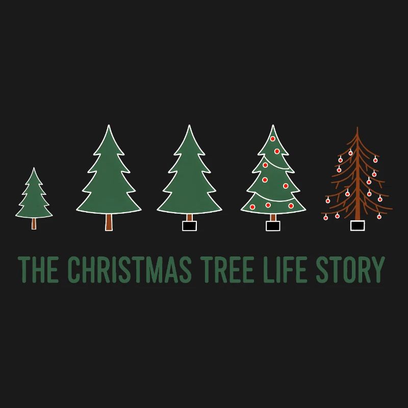 Christmas Tree Evolution – Funny Xmas Design
