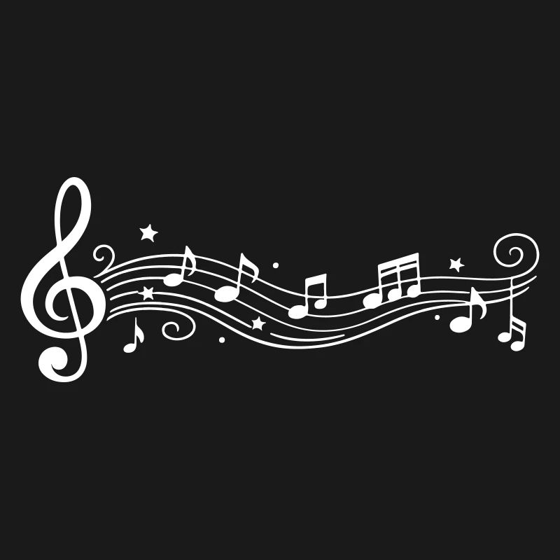 Musical Notes Melody Clefs