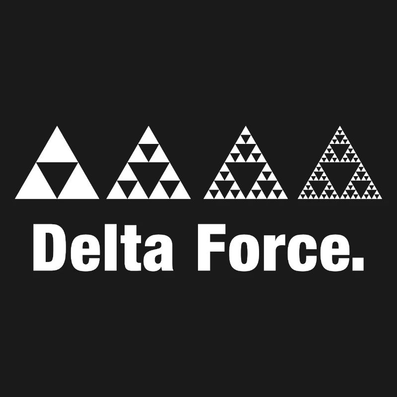 Récursion de la géométrie de la force du triangle fractal