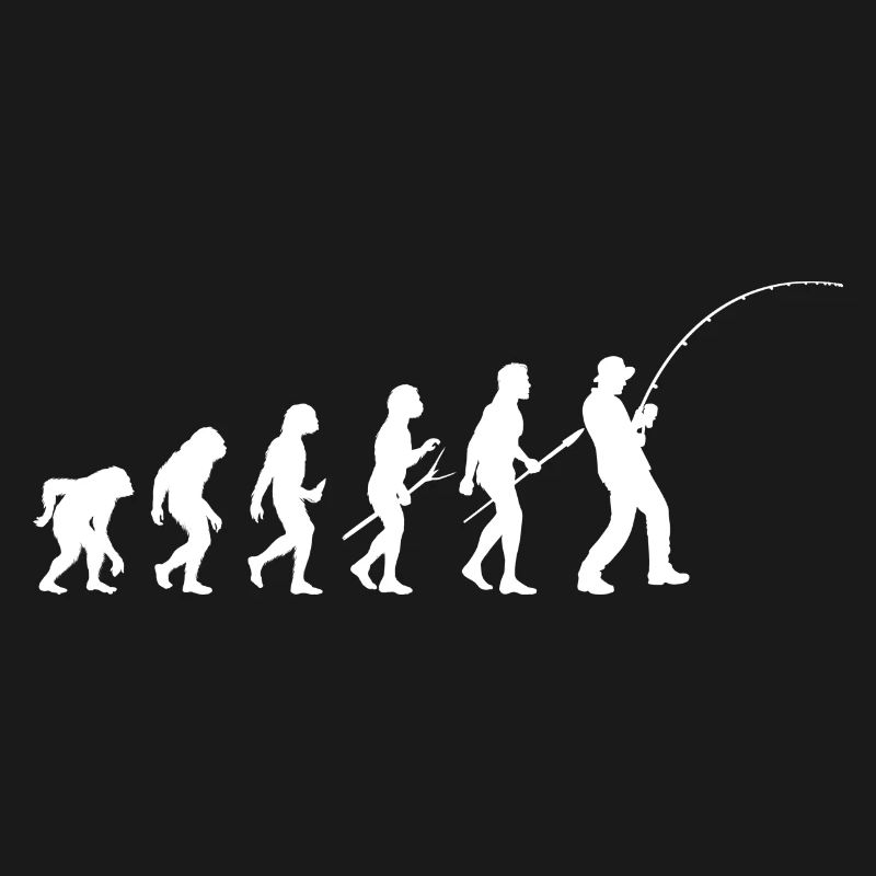 Silhouette du pêcheur Evolution