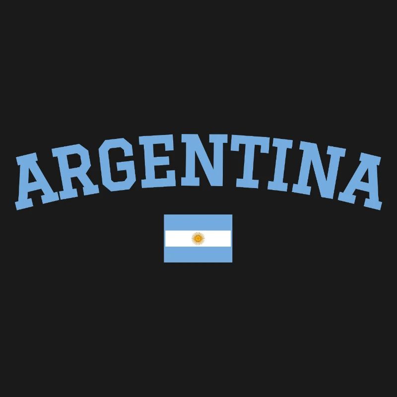Design du drapeau argentin bleu