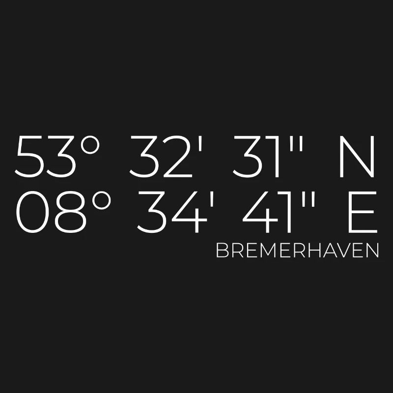 Coordinates Bremerhaven