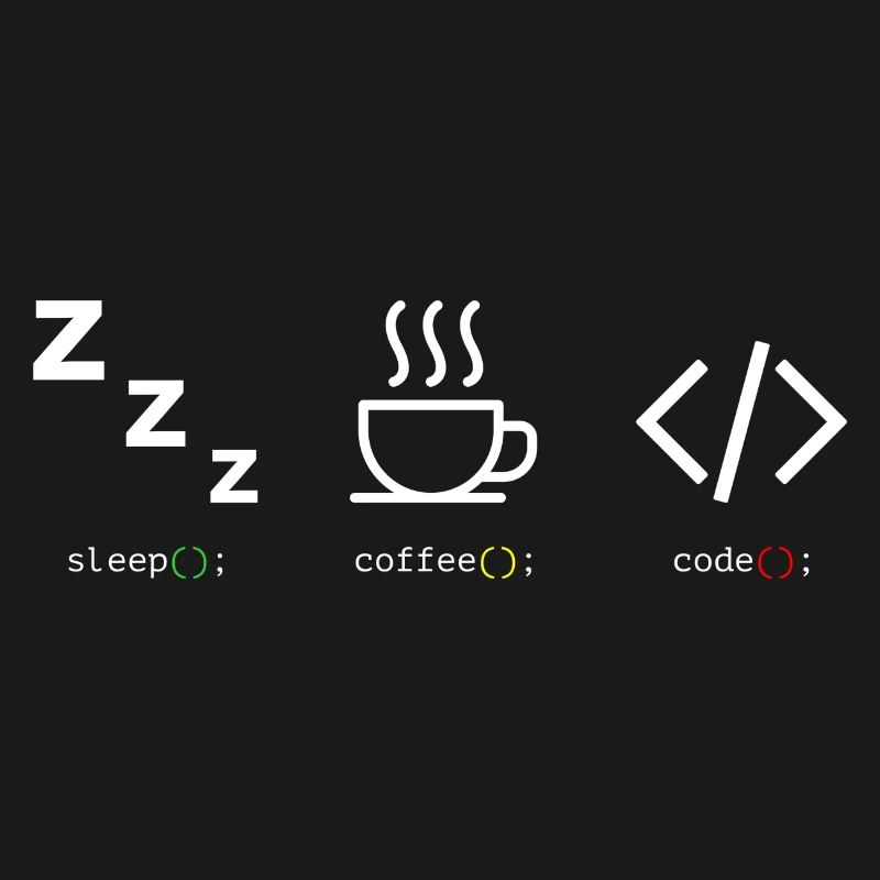 Code Coffee Sleep Trio