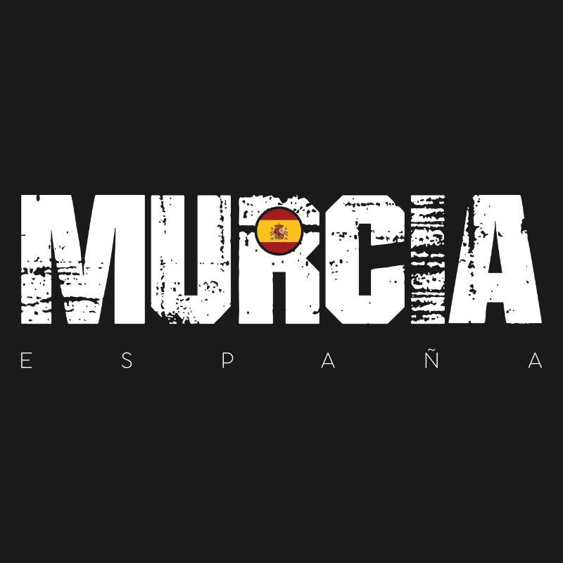 Murcia Spain Distressed Text