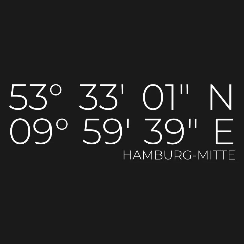 Coordinates Hamburg-Mitte