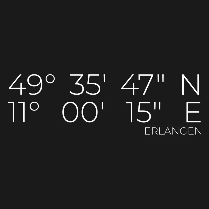 Coordinates Erlangen