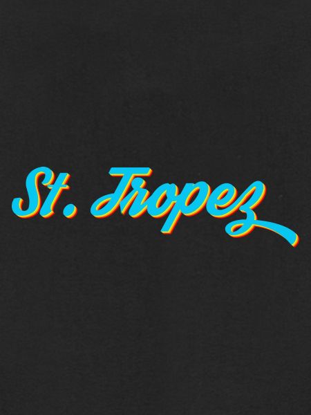 St. Tropez Neon Calligraphy