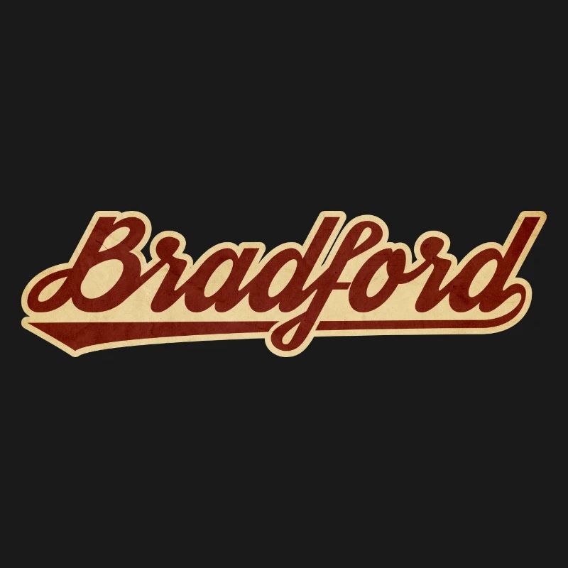 Bradford Vintage Script Logo