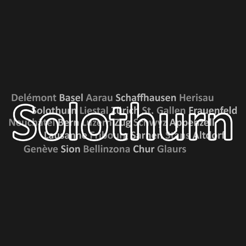Schweizer Städte Solothurn