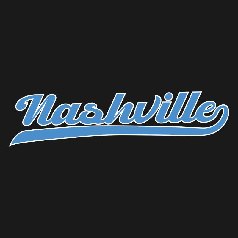 Nashville Script mit Schwunglinie