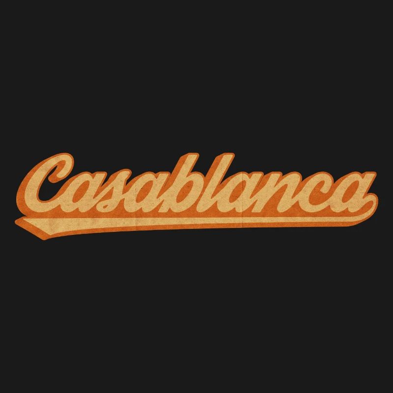 CasaBlanca Rétro Script