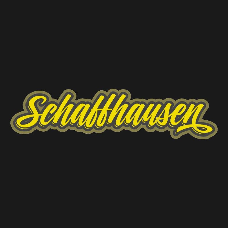Schaffhausen Script Schriftzug