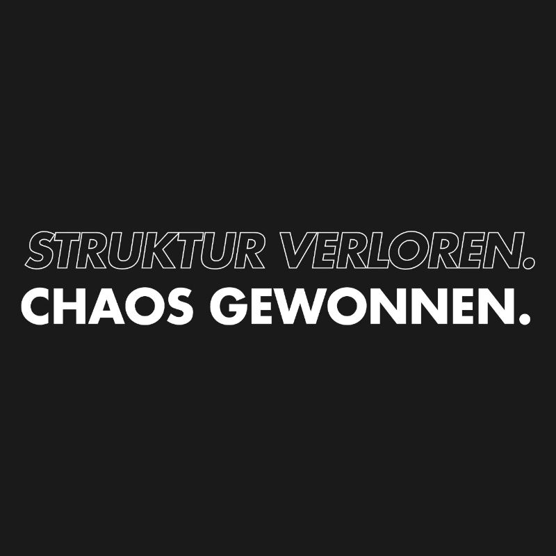 Structure lost, chaos won