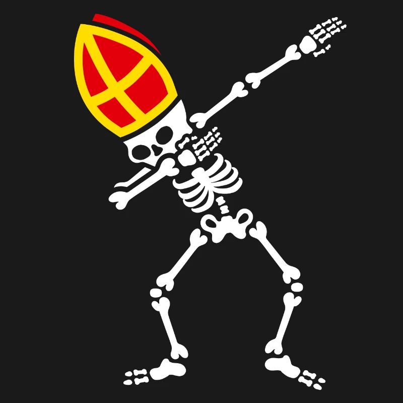 Dab Sinterklaas dab squelette Saint dabbing dabbing