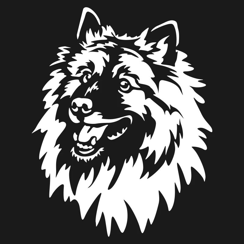 Wolfsspitz Head "Black Edition"