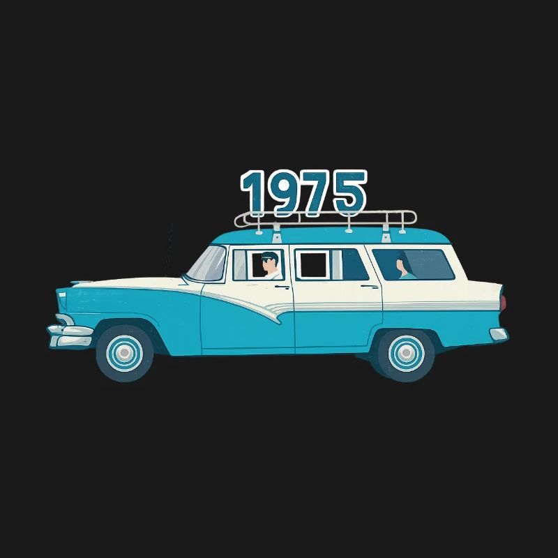 1975 Oldtimer mit Holzdach