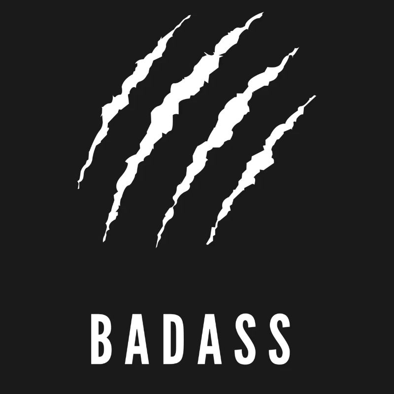 Badass Tiger Claws Confident Statement