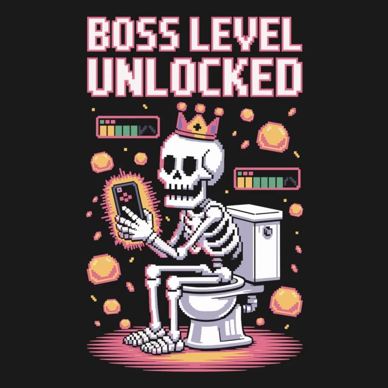 Niveau de final débloqué - Retro Gaming Skeleton activé
