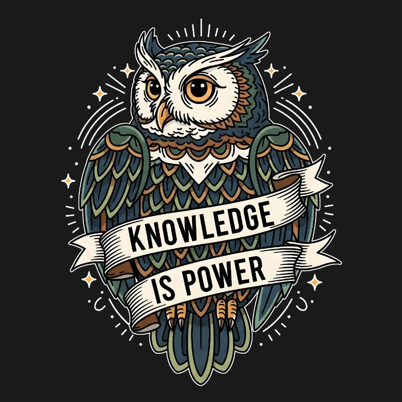 Knowledge Is Power Eule