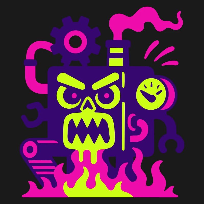 Monster Machine on Fire