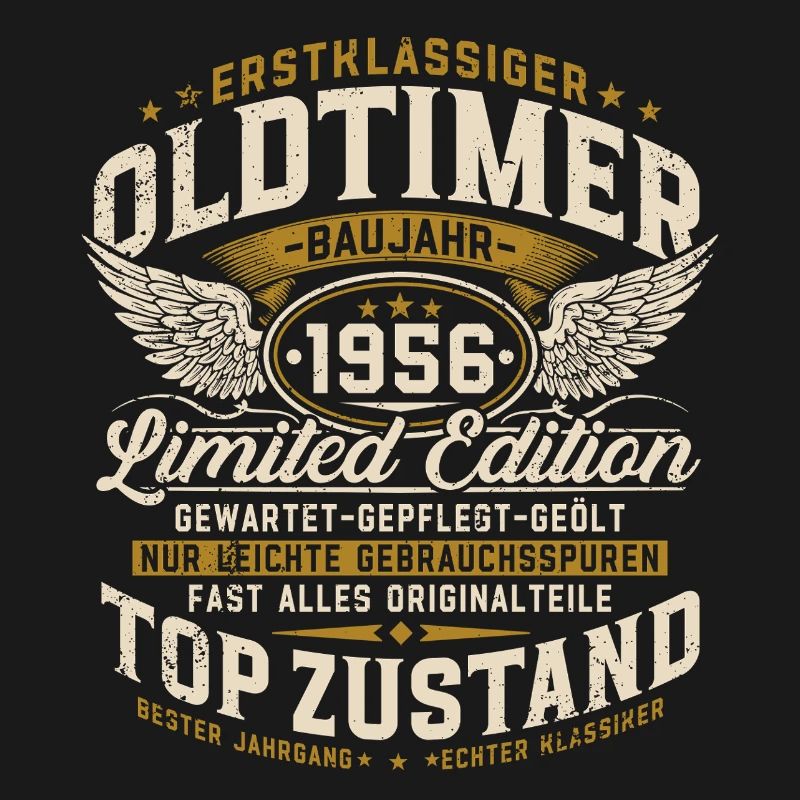 70. Geburtstag 1956 Oldtimer Geschenk Retro