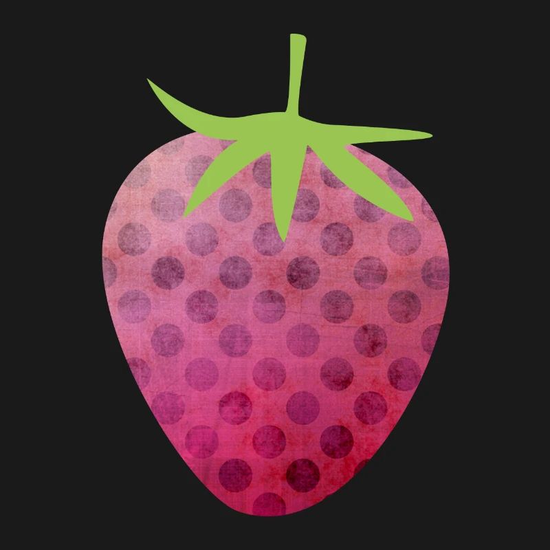 Strawberry Spring Pattern Fruit Spring Pink Fruit