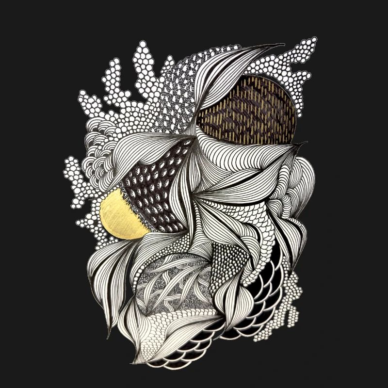 Leaf Fabric Feather Light Pattern