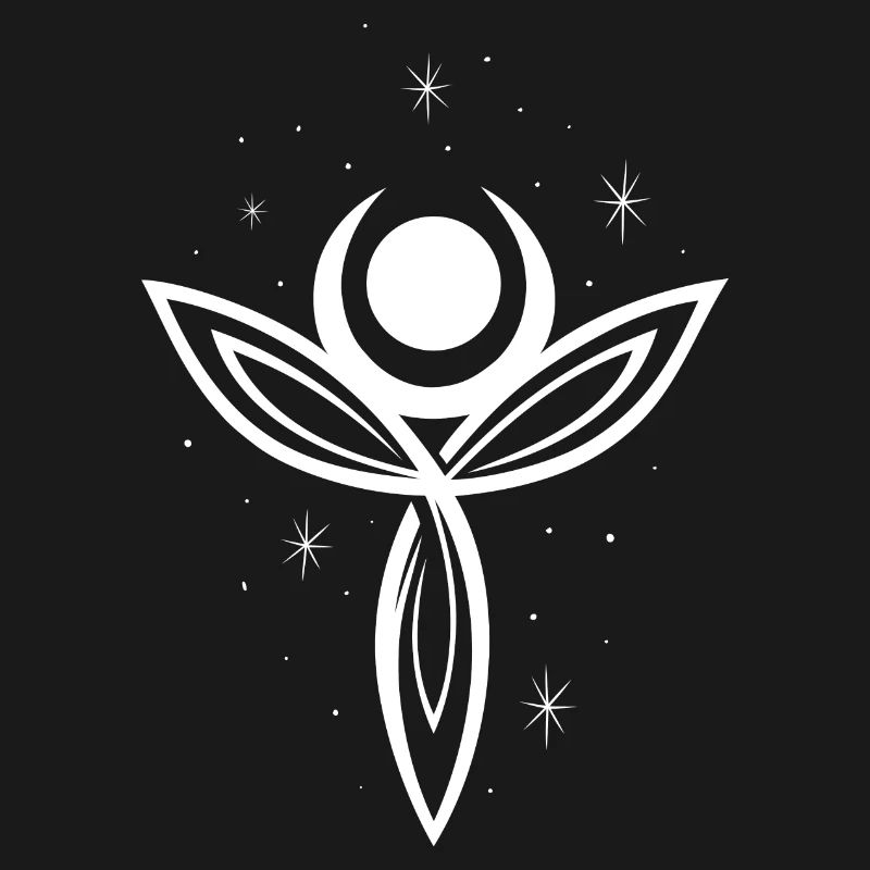 Déesse Lune Déesse Trinity Triquetra