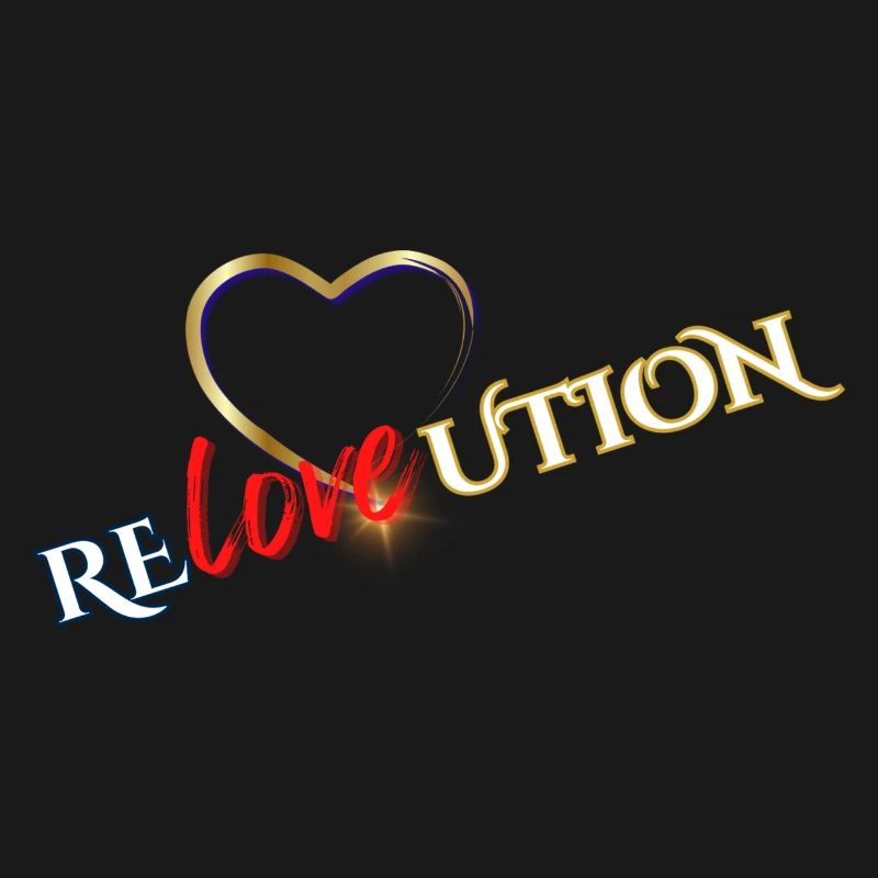 Liebevolution Herzrose Typo