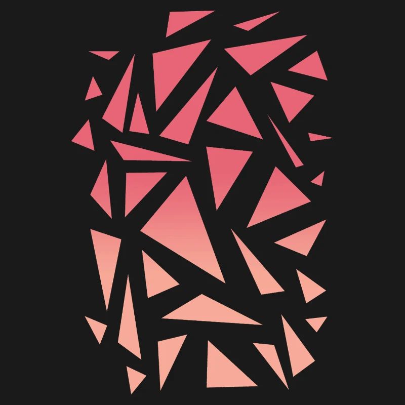 Triangle Pattern - Pink Gradient