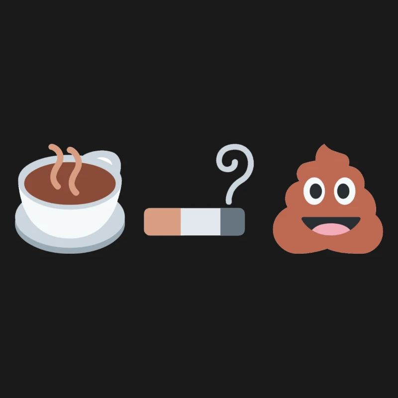 Coffee, cigarette, biscuit