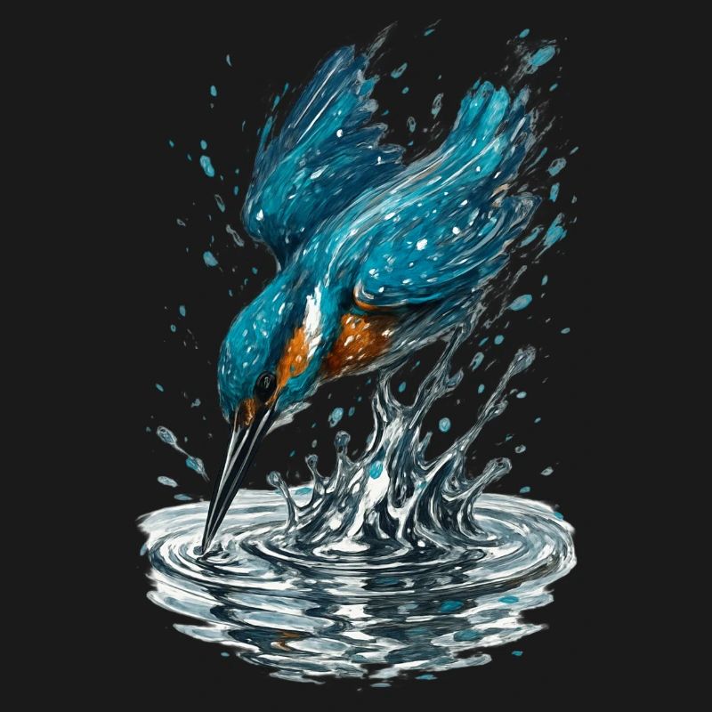 Eisvogel im Einsatz