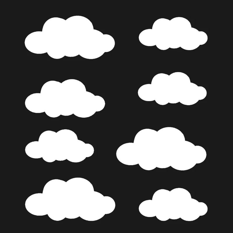 White clouds