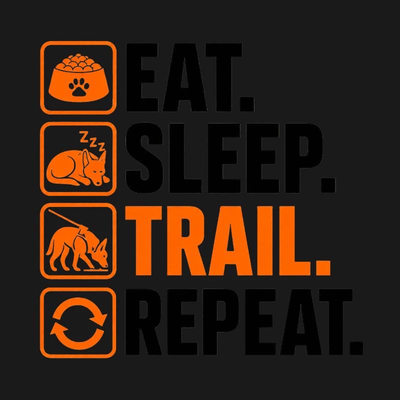 Répéter le sentier Manger Sommeil