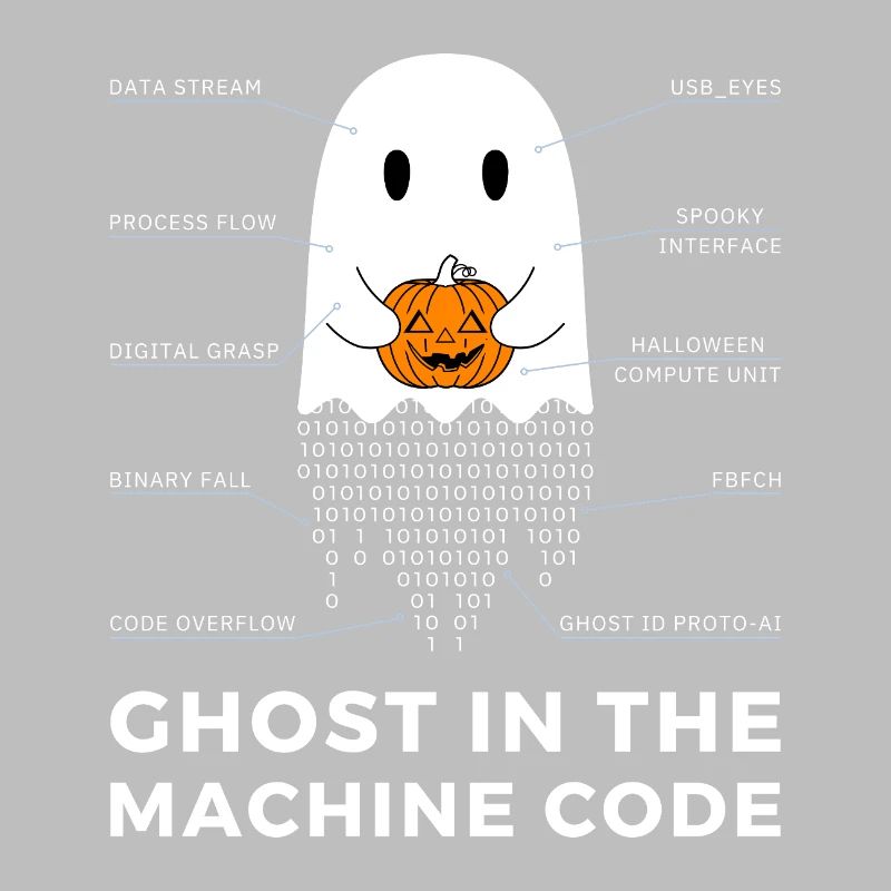 Funny Coder, Programmer Halloween T-Shirt