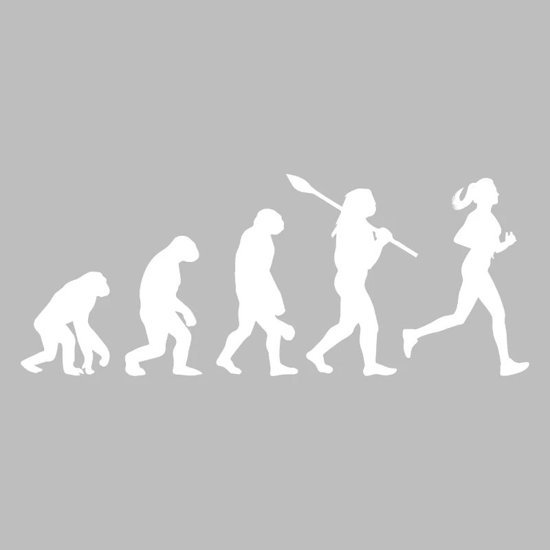 Évolution de la silhouette de la femme en course