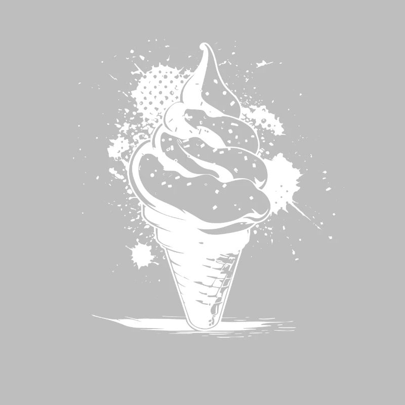 Cornet de crème glacée Dessin