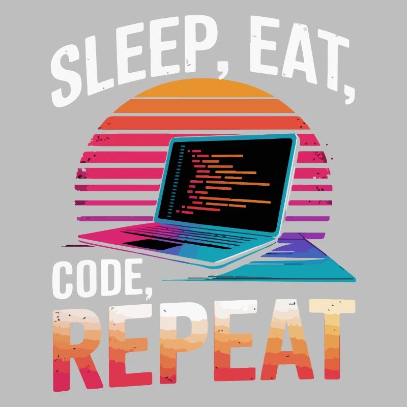 Sleep Eat Code Repeat Gift Programmer Developer