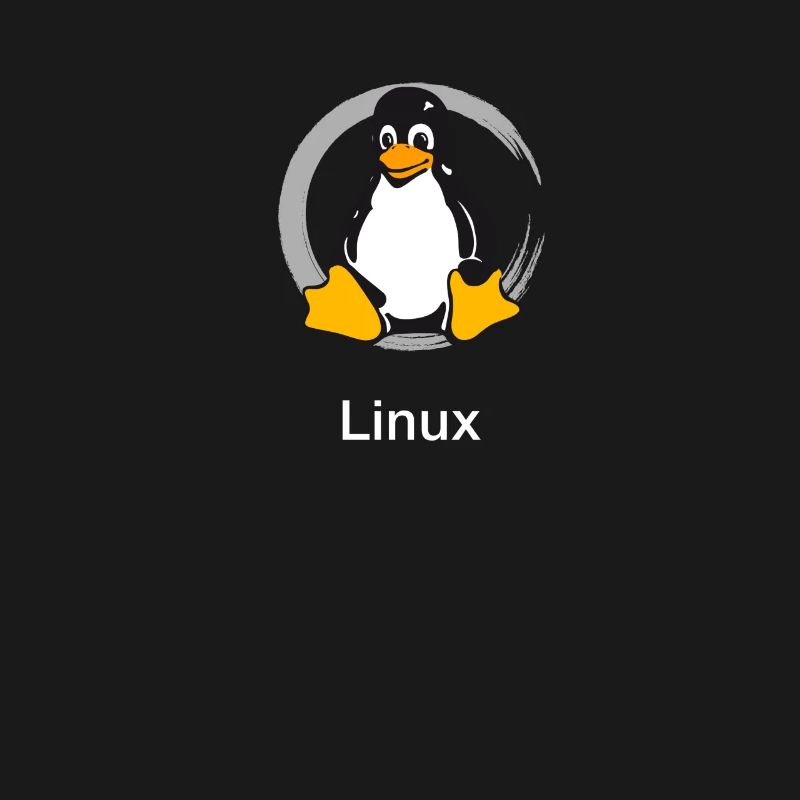 Pc computer Penguin nerd geek Programmer Admin