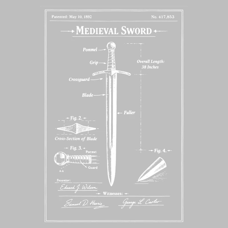Plan d’épée médiévale